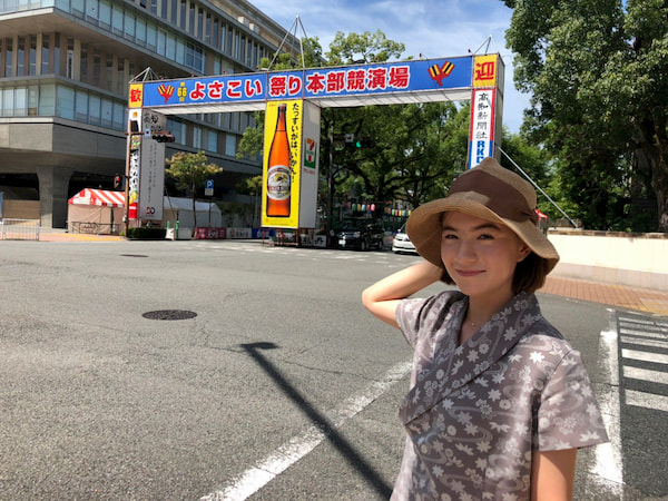 第66回 高知よさこい祭り2019 auチームにマリナ・アイコルツが参加しました！