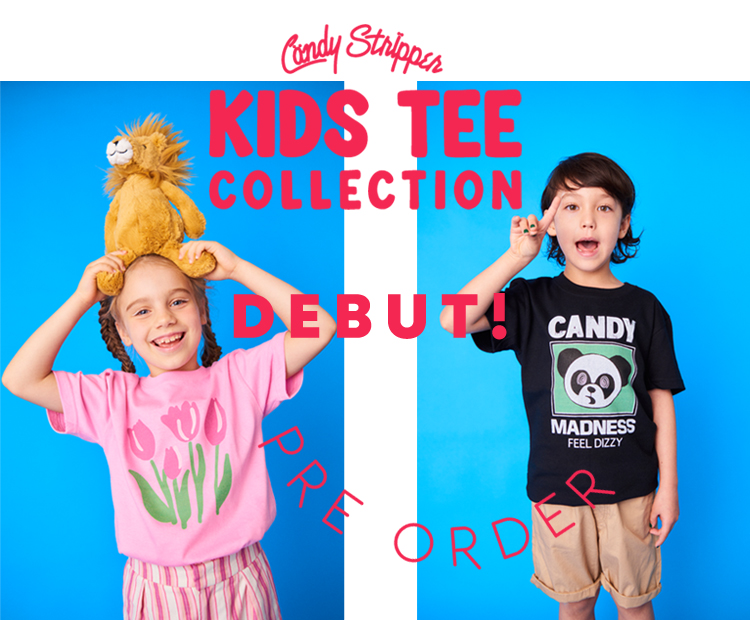 Candy Stripper KIDS TEE COLLECTIONにフウゴ・Fとタイシア・GUが出演！
