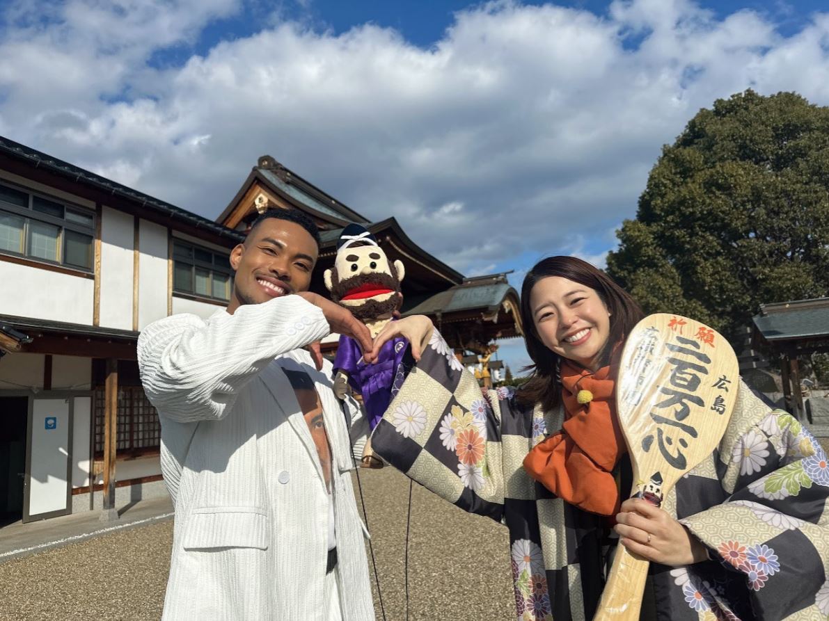 川本アレクサンダーがRCC中国放送「元就。二百万一心！」に出演！