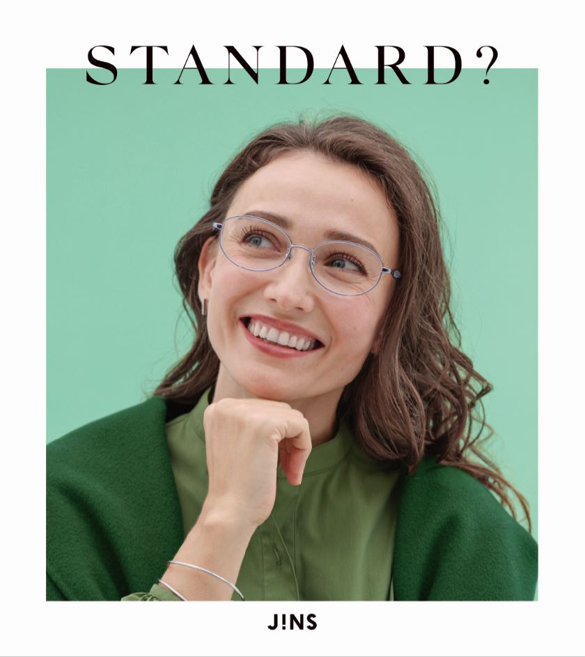 JINS STANDARDにエレーナ・SAが出演