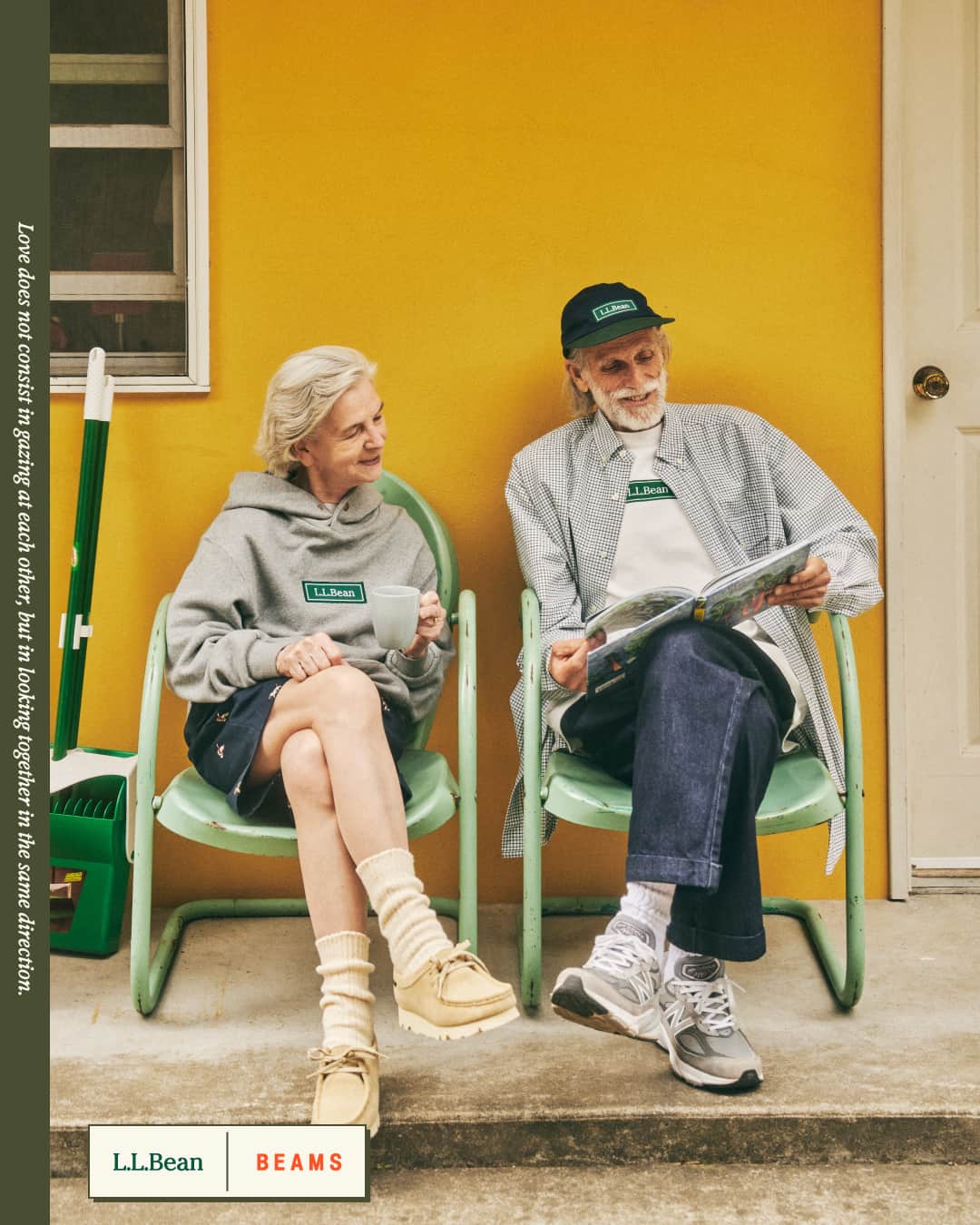 L.L.Bean × BEAMS LOOKにシニアモデル達が出演